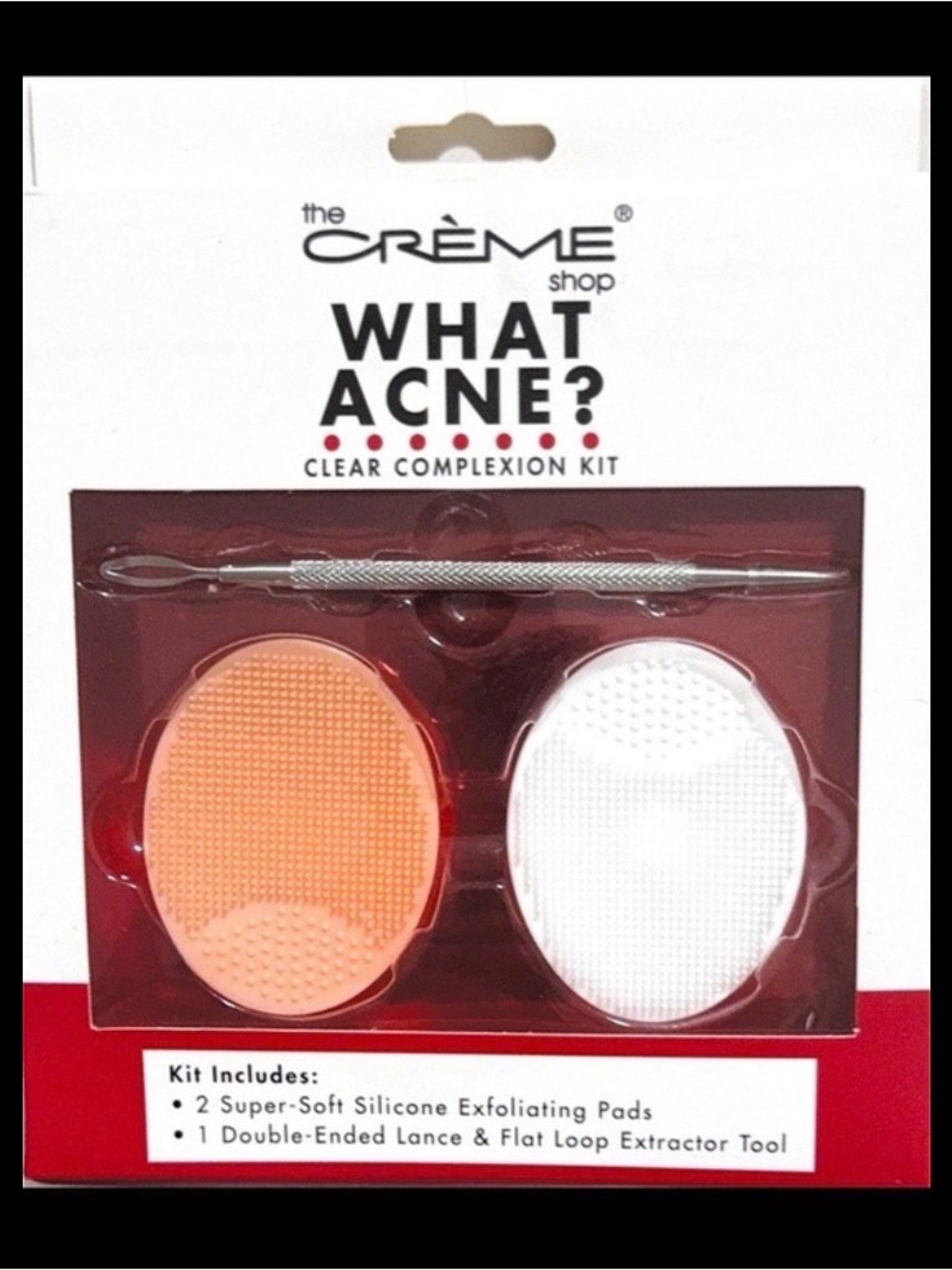 What Acne? Clear Complexion Kit - Peach & White Exfoliating Pads